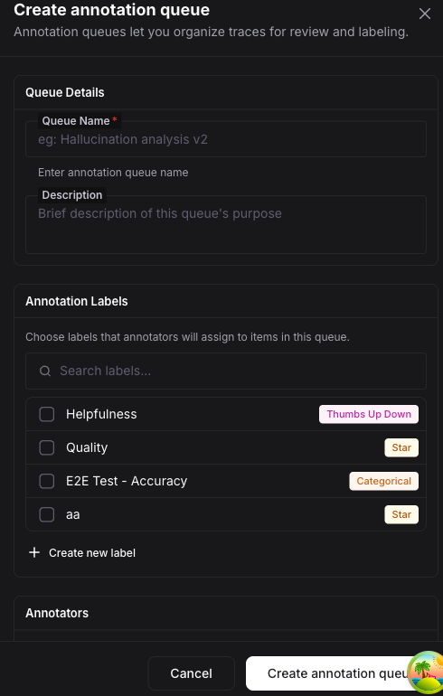 Create queue